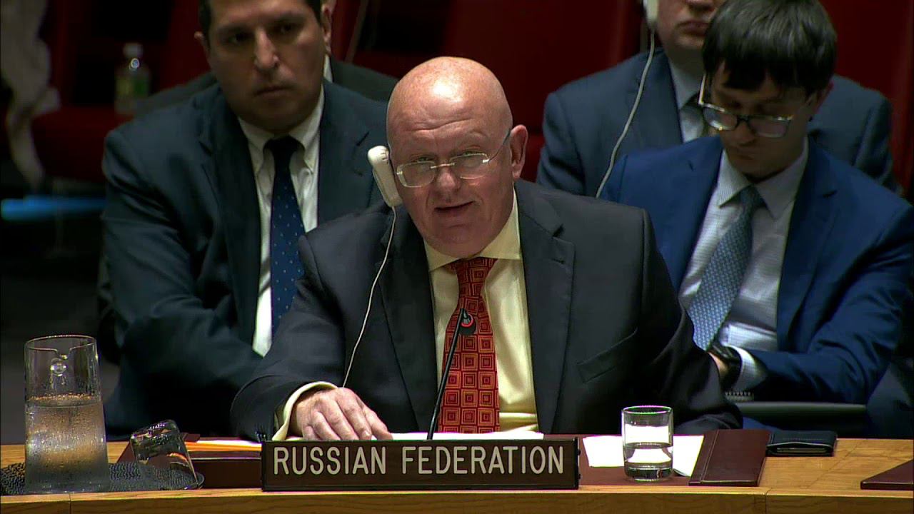 Statement By Permanent Representative Vassily Nebenzia At The UN Security Council Meeting On Syria