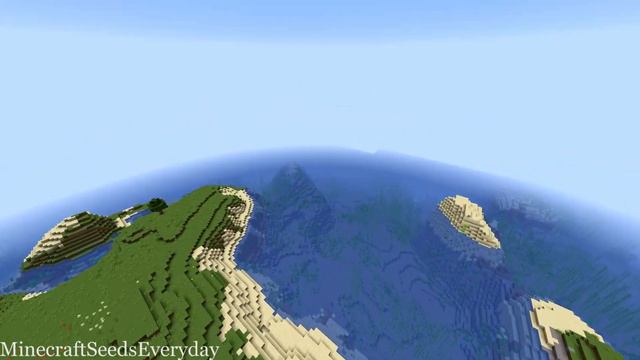 Minecraft Java 1.16 Seed: Island village with an ocean temple nearby смотреть онлайн