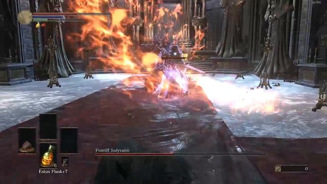 DARK SOULS III Cinders mod - Pontiff Sulyvahn - "hard difficulty" - parry only смотреть онлайн