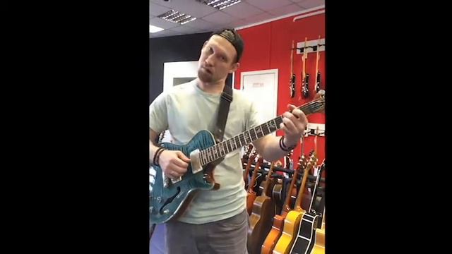 Фантастический PRS SC/HB II с пьезой смотреть онлайн