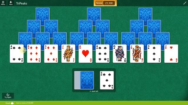 Microsoft Solitaire Collection - Tripeaks - December 6 2016 смотреть онлайн