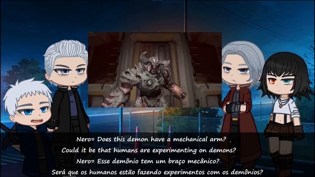 GACHA LIFE Devil may Cry React to Doom (English/Português) смотреть онлайн