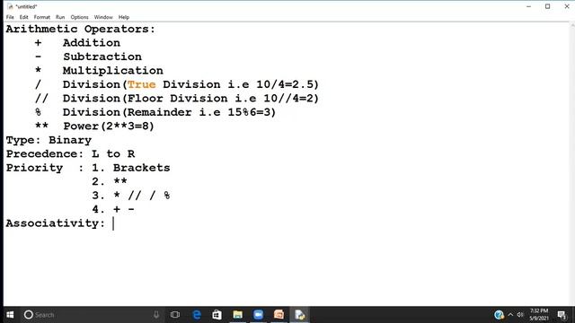 Python 4.1 | Arithmetic Operators in Depth | for beginners and Professionals | Hindi смотреть онлайн