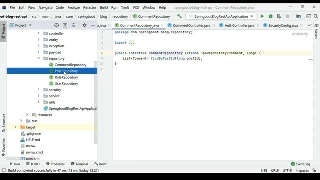 Building Real-Time REST APIs with Spring Boot & Deploy on AWS Cloud - Blog App - Udemy Course смотреть онлайн