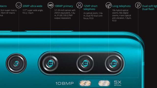 Xiaomi Mi Note 10 108 MP Penta camera Setup - A Overview! смотреть онлайн
