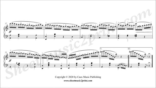 Berens : Etude In A Minor, Op. 61, No. 13