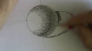 Как нарисовать шар и его тень. Уроки рисования карандашом для начинающих