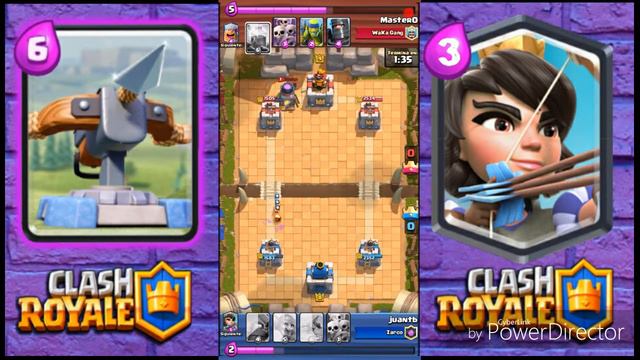 MAZO CON PRINCESA Y BALLESTA - DESAFIO DE LA CORONA DEL REY - CLASH ROYALE смотреть онлайн