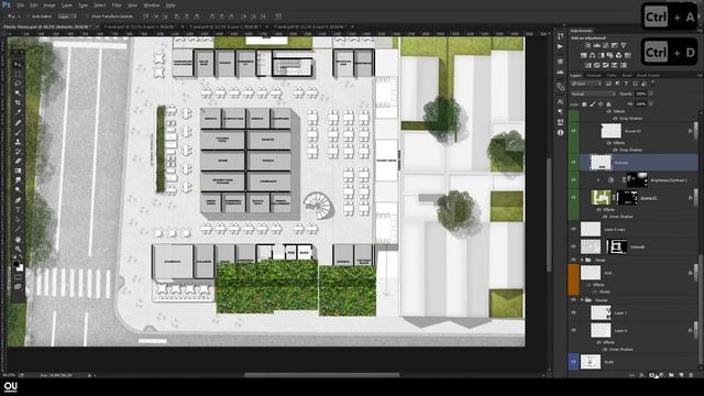Artistic Architecture Plan in Photoshop смотреть онлайн