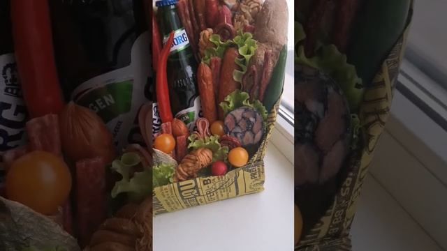 букет для мужчин из колбасы смотреть онлайн