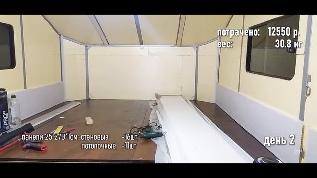 4. Дом на колесах своими руками. Смета внутренней отделки каравана в рублях. How To Build A Camper смотреть онлайн