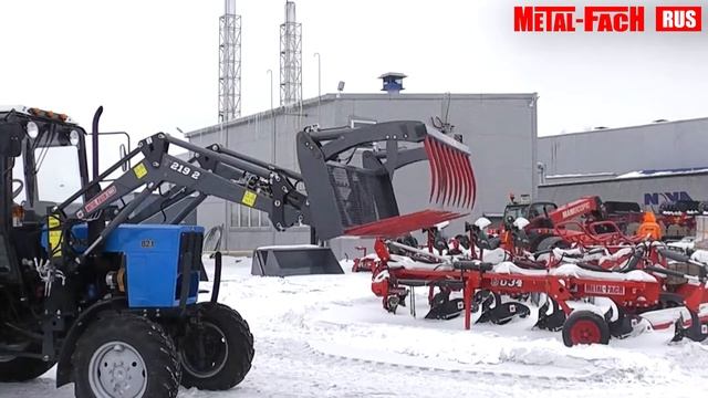 Захват для силоса Metal-Fach | навесное оборудование для фронтальных погрузчиков