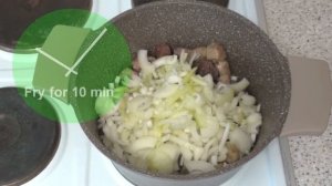 Жаркое из свинины с овощами в казане