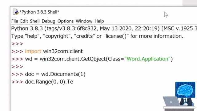 pywin32を使ってPythonで起動済みWordを操作する смотреть онлайн
