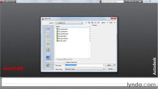 0201 Opening an AutoCAD drawing смотреть онлайн