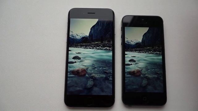 Iphone 5 vs Iphone 6 сравнение, comparison смотреть онлайн