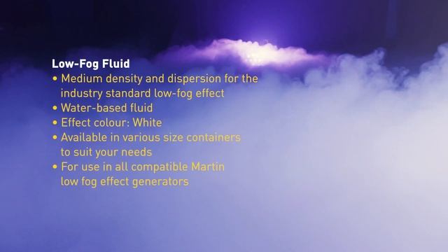 Martin JEM Low-Fog Fluid смотреть онлайн