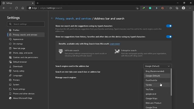 How to change search engine in browser (Microsoft Edge) смотреть онлайн