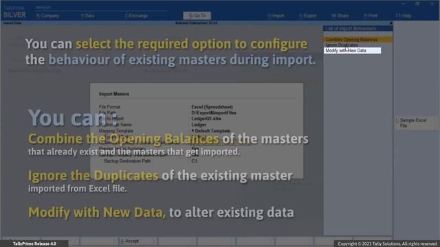 How to Import Data using the Sample Excel File Beta TallyHelp смотреть онлайн