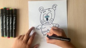 Рисуем Гуми Бера. Gummy Bear