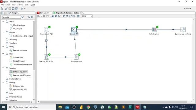 Como utilizar PENTAHO a step EXECUTE SQL SCRIPT смотреть онлайн