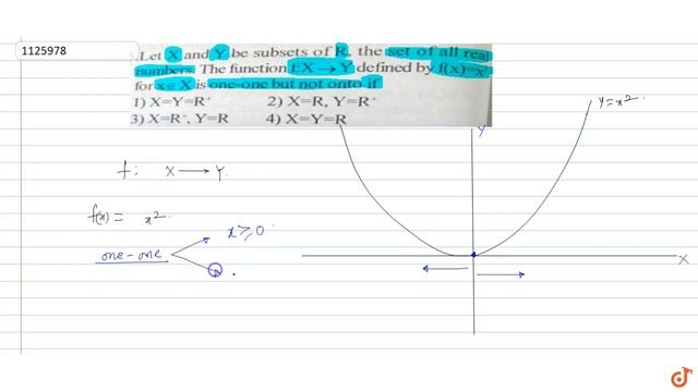 Let `X` and `Y` be subsets of R,the set of all real numbers. The function `f: X - gt Y` define смотреть онлайн