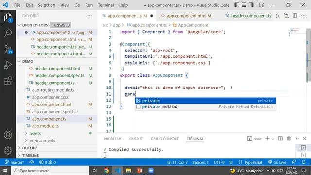 Input Decorator in Angular | component communication in Angular ||Angular tutorials in Telugu смотреть онлайн