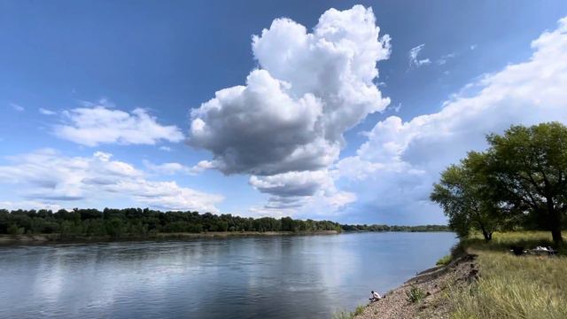 Казахстан. ВКО. Река Иртыш.  Kazakhstan. Nature. Irtysh River.