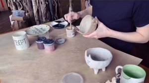 Ангобы. Как раскрашивать глиняные изделия.