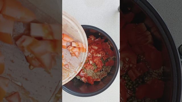 Плов - паэлья с кальмарами