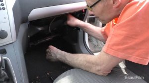 Опель Зафира Б , замена воздушного и салонного фильтров