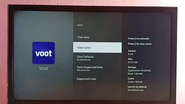 Amazon Fire TV Stick : How to Clear Cache of VOOT App смотреть онлайн