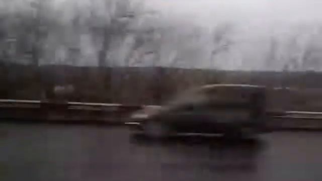 Едем через реку Томь г.Кемерово на машине скорой помощи смотреть онлайн