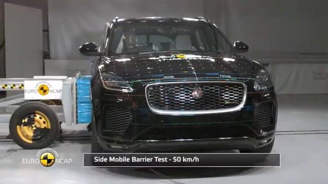 La Jaguar E-Pace obtient cinq étoiles aux crash-tests Euro NCAP смотреть онлайн