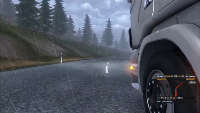 Realistic Physics Mod v1.9 for ETS2 v1.7 Suspension Demo смотреть онлайн