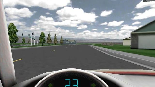 Урок 6 - Езда через оживленный район. Симулятор вождения Driver's Education '98 смотреть онлайн