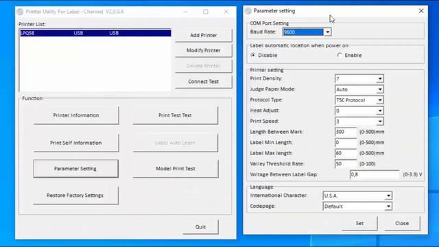 Принтеры EVA LP 58 и LP 80 настройки драйвера и дизайн этикетки смотреть онлайн