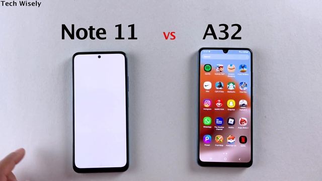 Xiaomi Note 11 vs SAMSUNG A32 - SPEED TEST смотреть онлайн