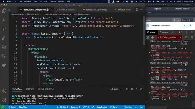 React Native Project - Restaurants App смотреть онлайн