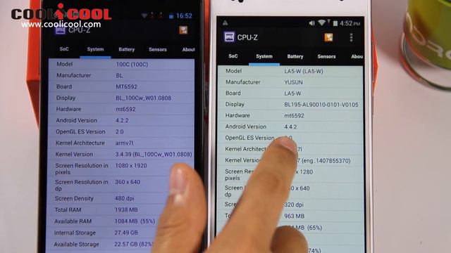 XiaoLaJiao 5 First Look-Comparing with KOLINA K100+ 5.5" HD screen OctaCore смотреть онлайн