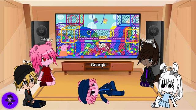 Gacha Club| 🐷 New Piggy skins react| Roblox Piggy Animation смотреть онлайн