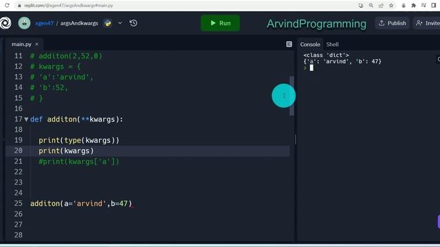 Multiple keyword arguments - **kwargs in Python Functions смотреть онлайн