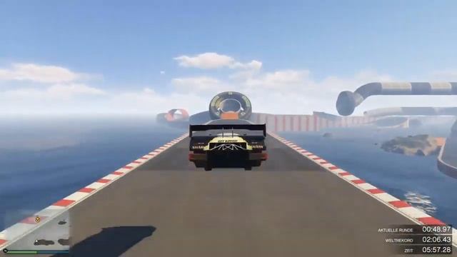 GTA5 - INSANE WORLDRECORD LOOP CUT (East Coast Stunt Race) смотреть онлайн