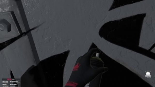 Graffiti Artist Tags A Wall In Graffiti Simulator • Professionals Play