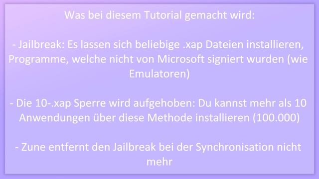 Jailbreak Windows Phone 7 - Deutsche Anleitung смотреть онлайн