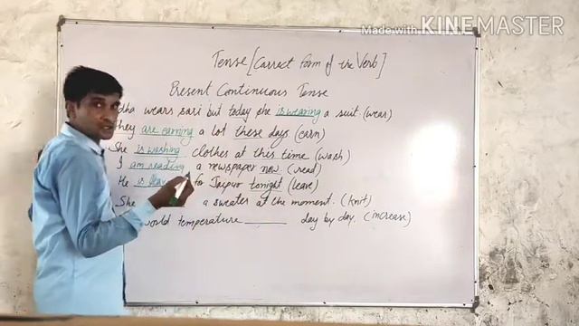 RBSE English 10th- Tense-Present Continuous Tense смотреть онлайн