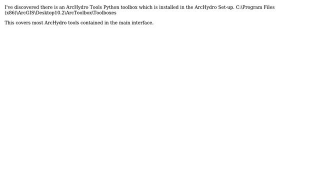 GIS: How to Call ArcHydro Tools in Stand Alone Python Script? (3 Solutions!!) смотреть онлайн