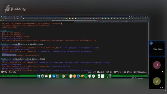 Bibliotecas Linux e Integração Python/C смотреть онлайн