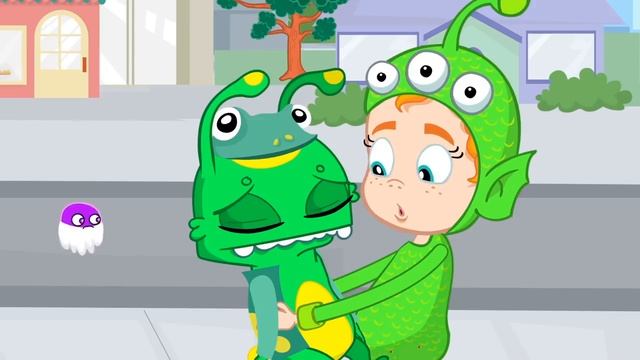 ¡Nuevo Episodio! Alimentación saludable para niños con Groovy el Marciano videos educativos смотреть онлайн