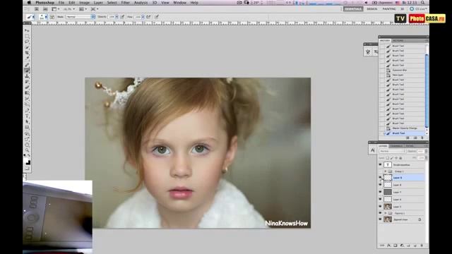 Урок Как красиво обработать и затонировать детскую фотографию в Photoshop Уроки Фотошопа смотреть онлайн